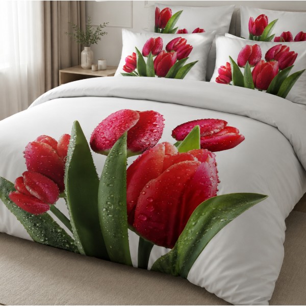 Фото - Комплект постельного белья Love You Сатин 3D Блеск STP558 (97)