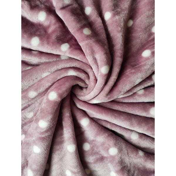 Фото - Плед полуторный Love You с помпонами Розовый Шары 150x200 см (181170)
