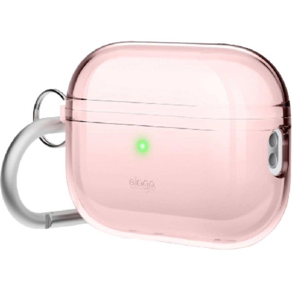 Фото - Чохол для навушників Elago Clear Hang Case Lovely Pink for Airpods Pro 2nd Gen (EAPP2CL-HANG-LPK)