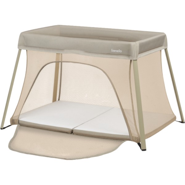 Фото - Манеж-ліжко Lionelo Alice Beige Olive Фото - Манеж-ліжко Lionelo Alice Beige Olive