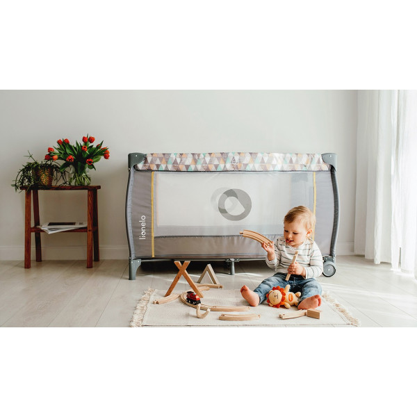 Фото - Манеж-кровать Lionelo Sven Plus Grey Scandi