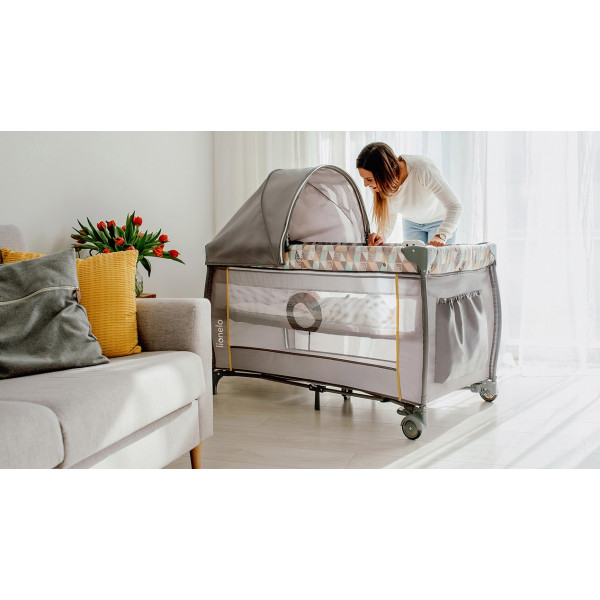 Фото - Манеж-кровать Lionelo Sven Plus Grey Scandi