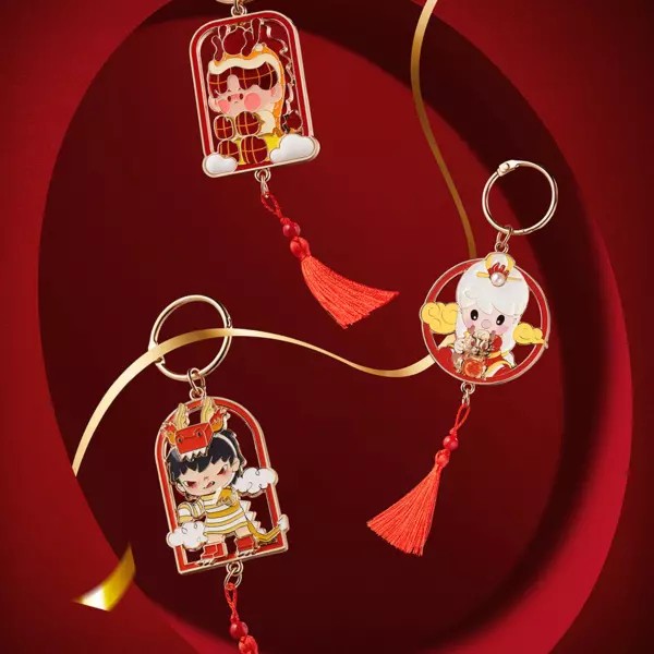 Фото - Ігрова фігурка-сюрприз Pop Mart Loong Presents the Treasure Pendant (LPTT-01)