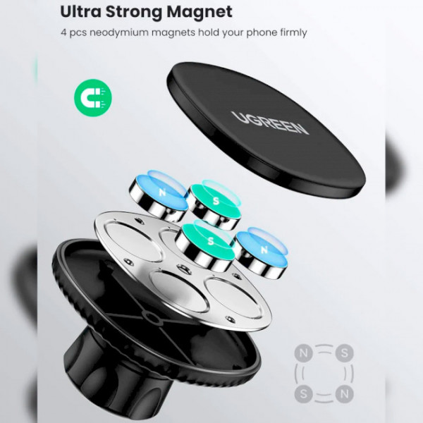 Фото - Автодержатель UGREEN LP292 Black (80785)