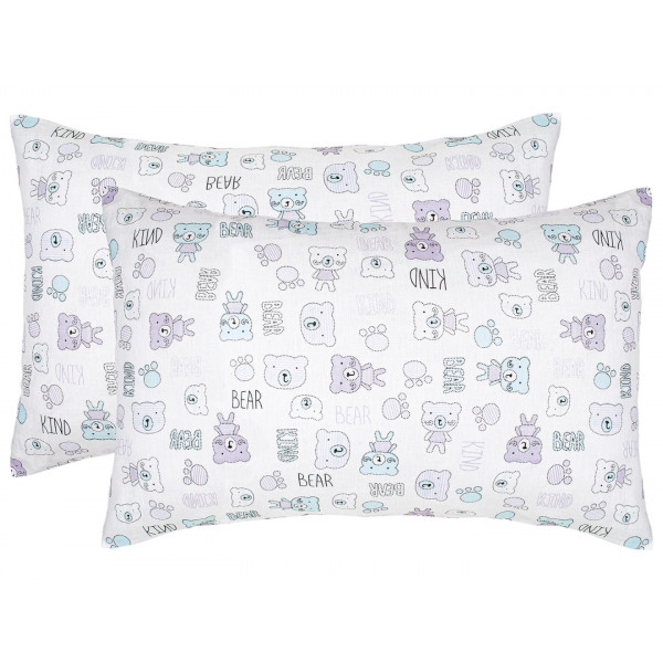 Фото - Наволочка Home Line Тедді бузково-бірюзовий 2 шт. (175245)