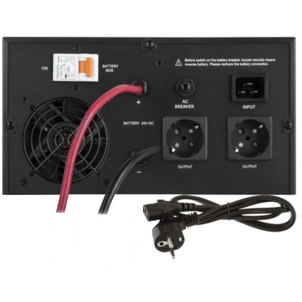 Фото - Джерело безперебійного живлення LogicPower LPE-B-PSW-2300VA+ (19409)