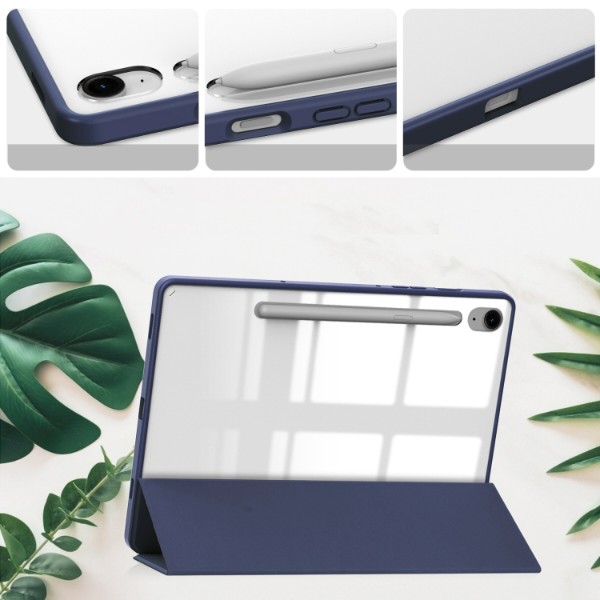 Фото - Чехол для планшета BeCover Soft Edge с креплением для стилуса for Samsung Galaxy Tab S10 FE (SM-X520/SM-X526) 10.9" Deep Blue (713301)