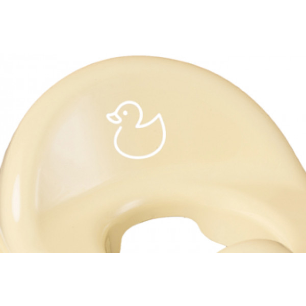 Фото - Детская накладка на унитаз классическая Tega Baby Утенок с антискользящей резиной Светло-желтый (DK-002-132)
