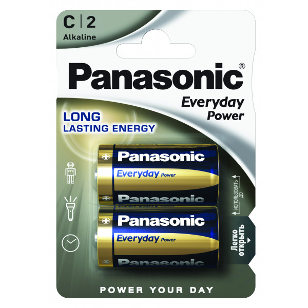 Фото - Батарейка тип C (LR-14) Panasonic EVERYDAY POWER C BLI 2 ALKALINE