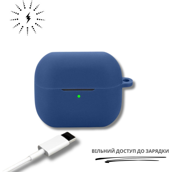 Фото - Чехол для наушников BeCover Silicon for Samsung Galaxy Buds 3 FE Deep Blue (715111)