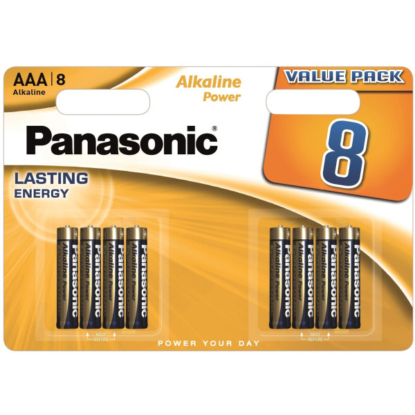 Фото - Батарейка тип AAA Panasonic POWER AAА 8 шт. (LR03REB/8BW) Фото - Батарейка тип AAA Panasonic POWER AAА 8 шт. (LR03REB/8BW)