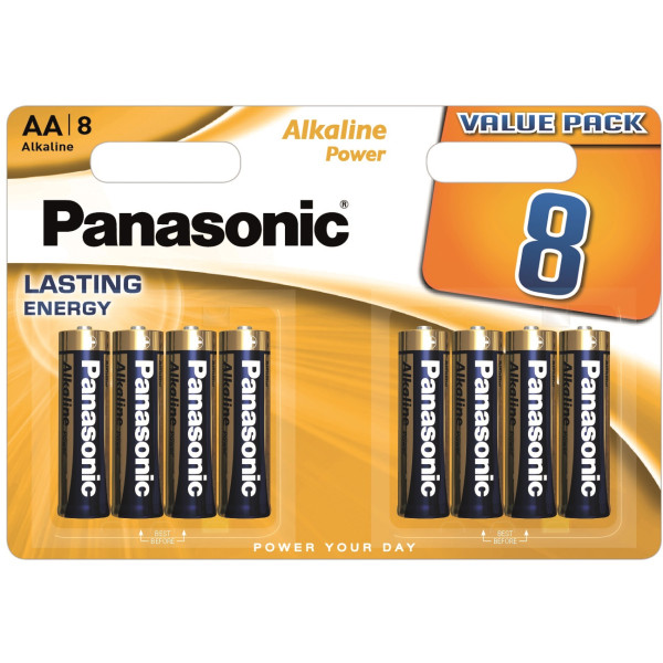 Фото - Батарейка тип AA Panasonic POWER AA 8 шт. (LR6REB/8BW)