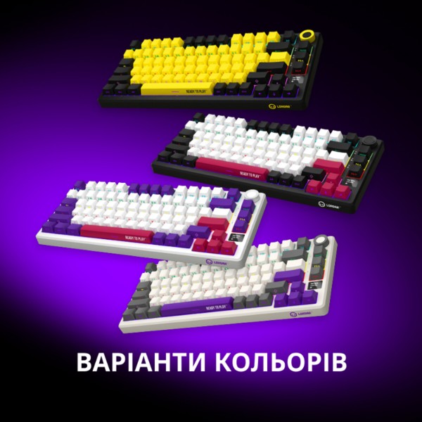 Фото - Клавиатура беспроводная игровая Lorgar KBP7075W Wireless Gaming Mechanical Pro Black-Red (LRG-KBP7075W-BK-US)