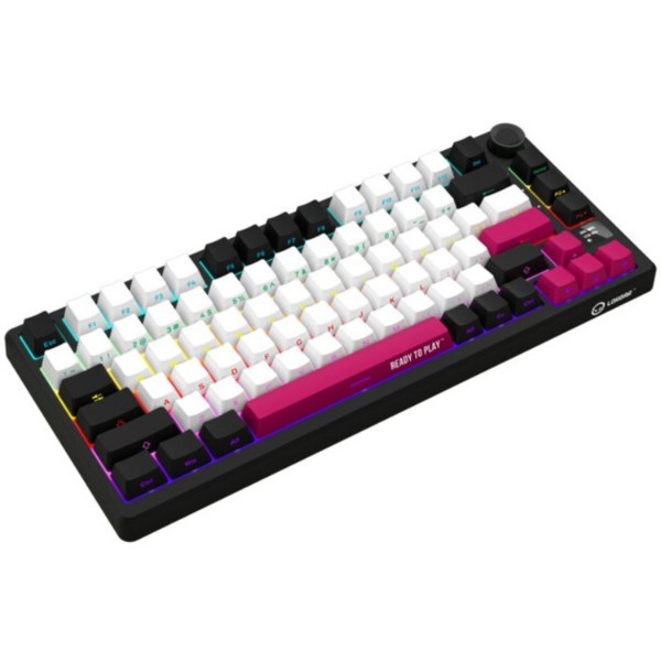Фото - Клавиатура беспроводная игровая Lorgar KBP7075W Wireless Gaming Mechanical Pro Black-Red (LRG-KBP7075W-BK-US)