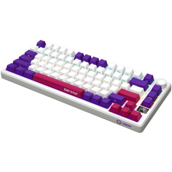 Фото - Клавиатура беспроводная игровая Lorgar KBP7075W Wireless Gaming Mechanical Pro White (LRG-KBP7075W-WH-US)