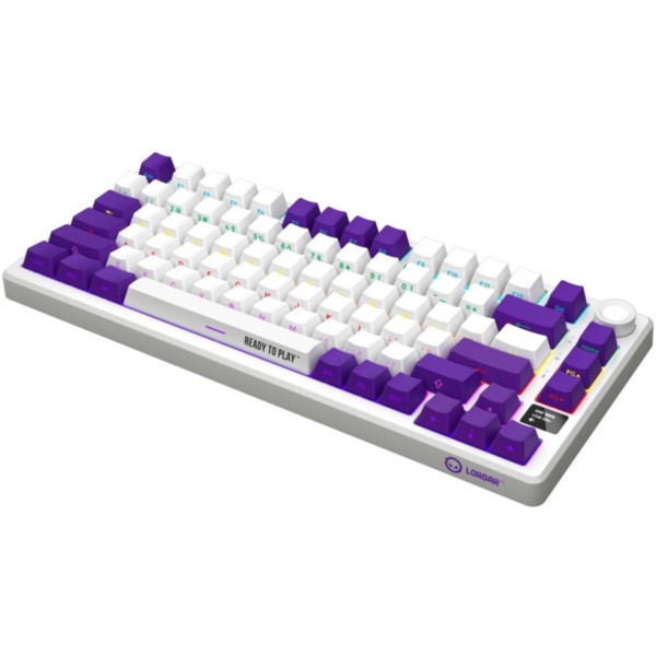 Фото - Клавиатура беспроводная игровая Lorgar KBP7075W Wireless Gaming Mechanical Pro White (LRG-KBP7075W-WH-US)