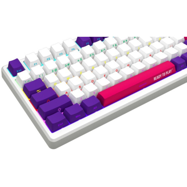 Фото - Клавиатура беспроводная игровая Lorgar KBP7075W Wireless Gaming Mechanical Pro White (LRG-KBP7075W-WH-US)