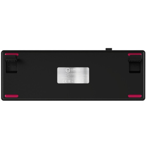 Фото - Клавиатура беспроводная игровая Lorgar KBP70MW Wireless Mechanical Pro Black-Red (LRG-KBP70MW-BK-US)