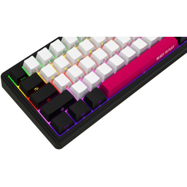 Фото - Клавиатура беспроводная игровая Lorgar KBP70MW Wireless Mechanical Pro Black-Red (LRG-KBP70MW-BK-US)