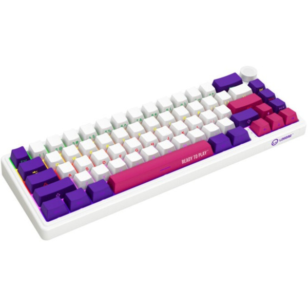 Фото - Клавиатура беспроводная игровая Lorgar KBP70MW Wireless Mechanical Pro White (LRG-KBP70MW-WH-US)
