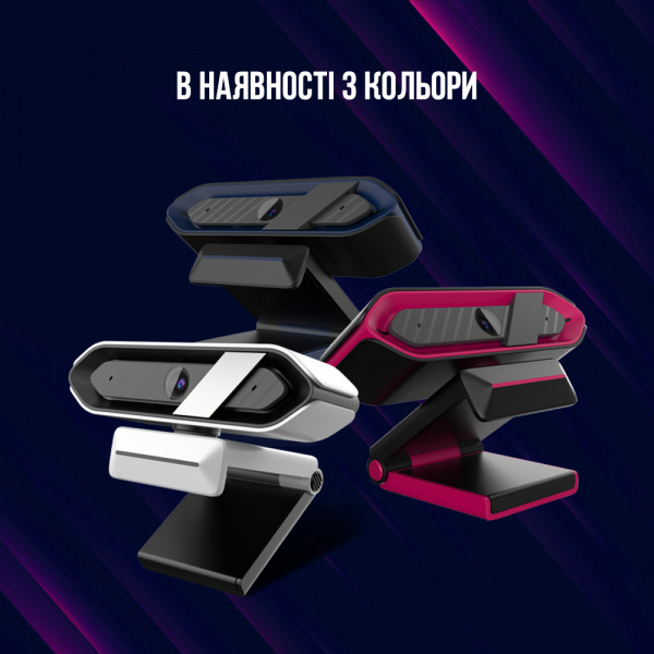 Фото - Веб-камера для компьютера Lorgar Rapax 701 Streaming 2K Pink (LRG-SC701PK)