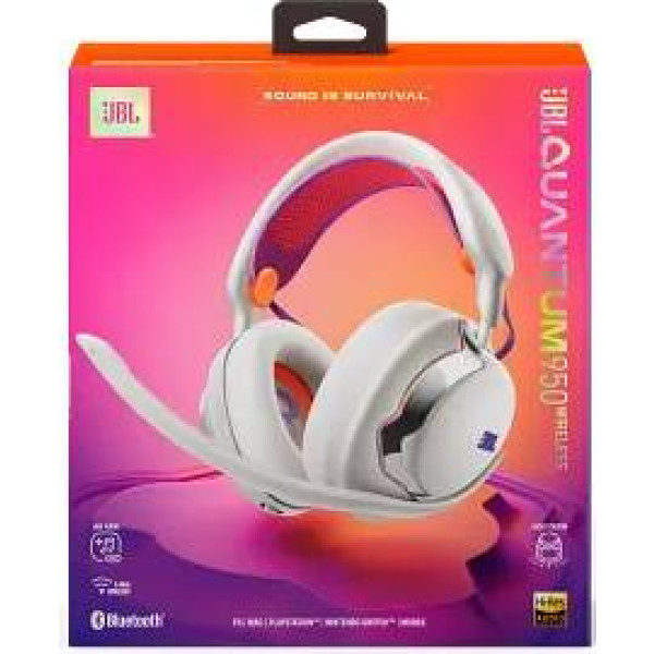 Фото - Гарнитура беспроводная игровая JBL Quantum 950 (JBLQTUM950WHT)