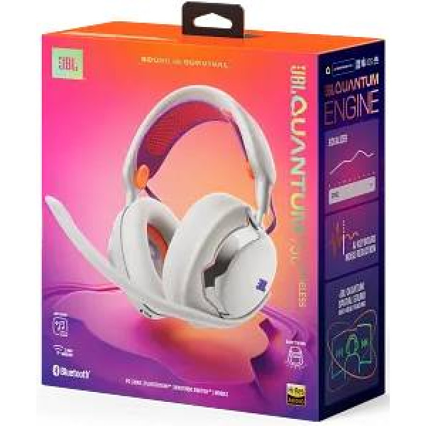 Фото - Гарнитура беспроводная игровая JBL Quantum 950 (JBLQTUM950WHT)