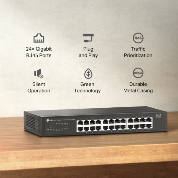 Фото - Коммутатор локальной сети (Switch) TP-Link LS1024G