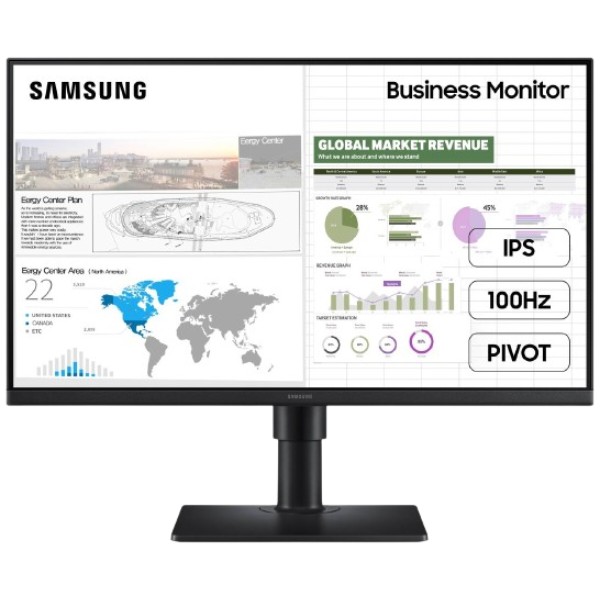 Фото - Монитор Samsung S24D400 (LS24D400GAIXCI/UA)