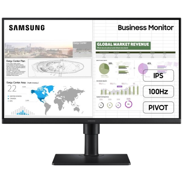 Фото - Монитор Samsung S24D400 (LS24D400GAIXCI/UA)