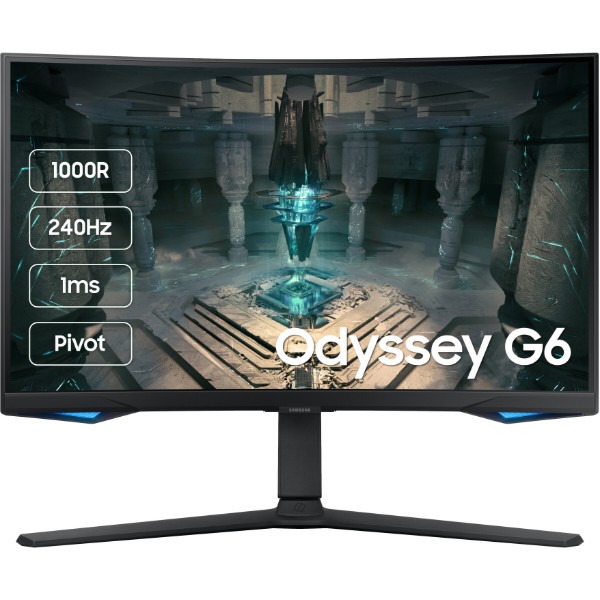 Фото - Монитор игровой Samsung Odyssey G6 SMART (LS27BG650EIXUA)