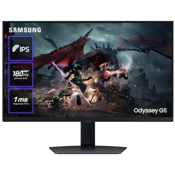 Фото - Монітор ігровий Samsung Odyssey G5 (LS27DG500EIXCI/UA)