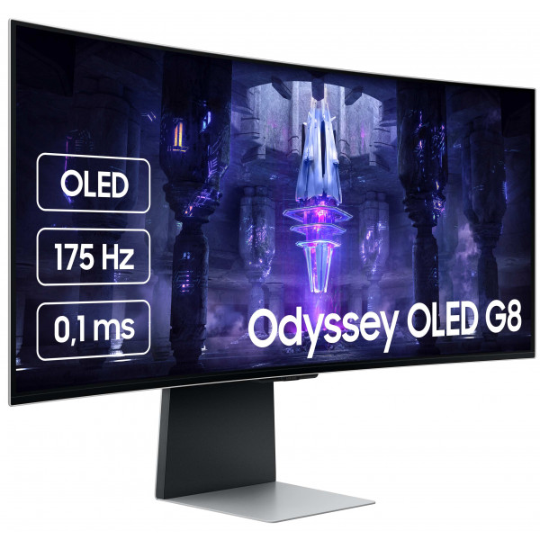 Фото - Монітор ігровий Samsung Odyssey OLED G8 SMART (LS34BG850SIXUA)