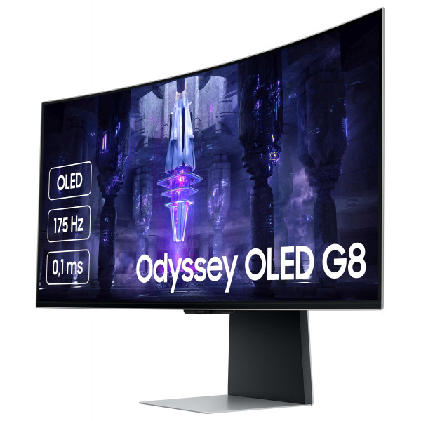 Фото - Монітор ігровий Samsung Odyssey OLED G8 SMART (LS34BG850SIXUA)
