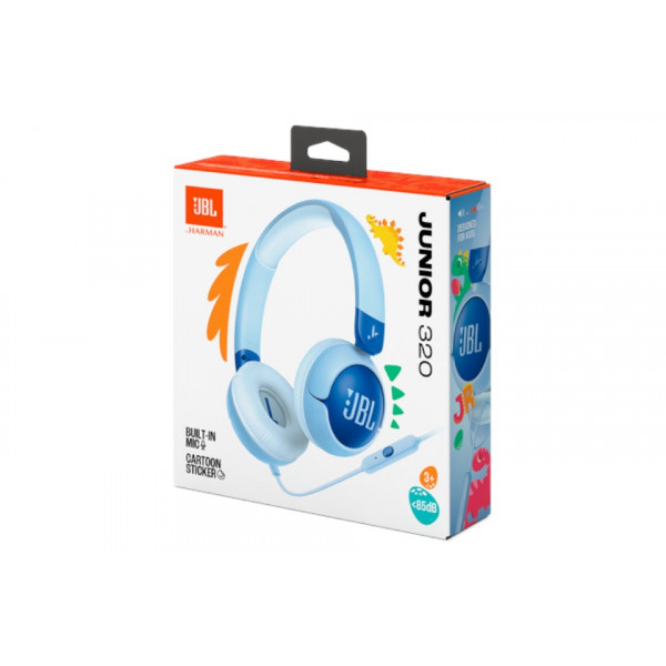 Фото - Навушники накладні дротові JBL Jr 320 (JBLJR320BLU)