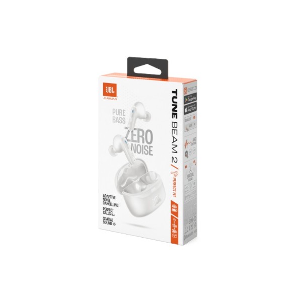 Фото - Наушники вкладыши беспроводные TWS JBL Tune Beam 2 White (JBLTBEAM2WHT)
