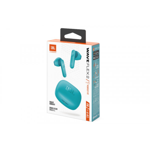 Фото - Навушники-вкладиші бездротові TWS JBL Wave Flex 2 Blue (JBLWFLEX2BLU)