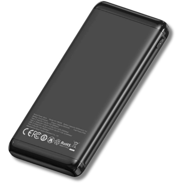 Фото - Батарея мобільна HOCO PB308 PD20W / QC22.5W 10000 mAh Black (714870)