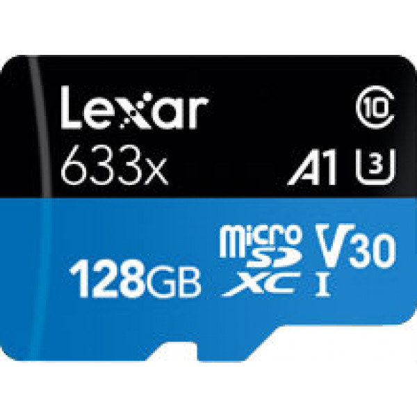 Фото - Карта памяти Lexar High-Performance 633x 128GB UHS-I С10 A1 V30 U3 (LSDMI128BB633A)