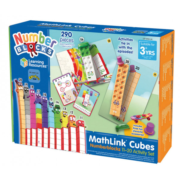 Фото - Настільна гра (3-4 роки) Learning Resources серії Numberblocks – Вчимося рахувати від 11 до 20 Mathlink® (LSP0950-UK)