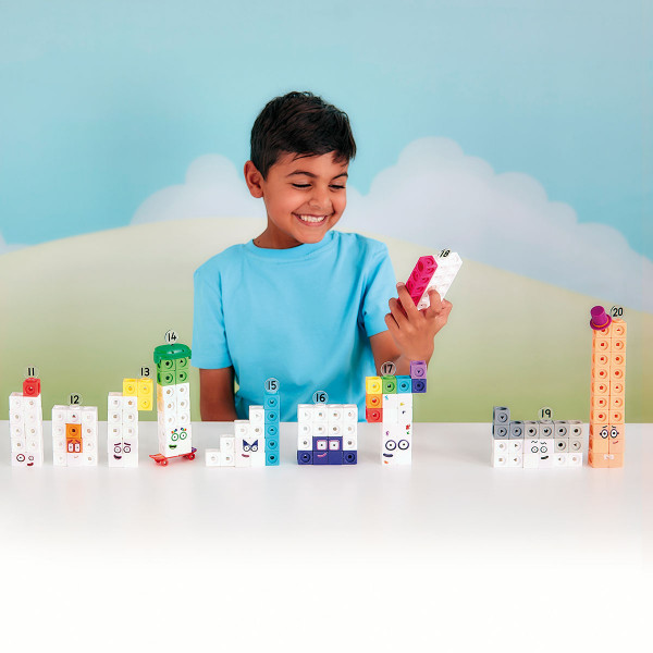 Фото - Настільна гра (3-4 роки) Learning Resources серії Numberblocks – Вчимося рахувати від 11 до 20 Mathlink® (LSP0950-UK)