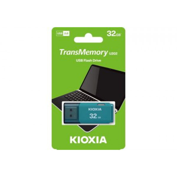 Фото - Флеш USB Kioxia Hayabusa U202 Light Blue 32GB (LU202L032GG4)