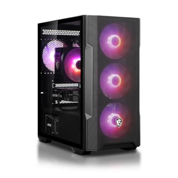 Фото - Системний блок Dragon Lucky Gold Powered_by MSI (RTX 5060TI + R5 7500F) Black
