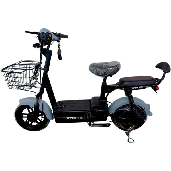 Фото - Электроскутер Forte LUCKY-WS350 серый (+Аккумулятор 12V15A/12А 4 шт.)