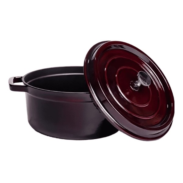 Фото - Каструля Lugi 4,5 л (HP-FLG-11 burgundy)