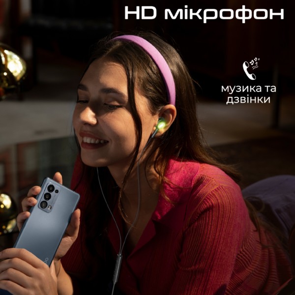 Фото - Наушники вкладыши проводные Promate lumibuds-c.black