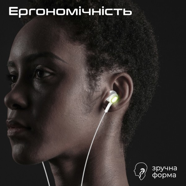 Фото - Наушники вкладыши проводные Promate lumibuds-c.silver