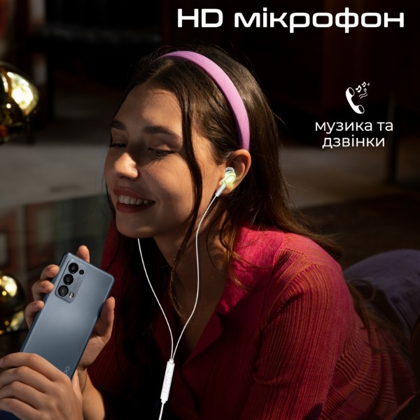 Фото - Наушники вкладыши проводные Promate lumibuds-c.silver