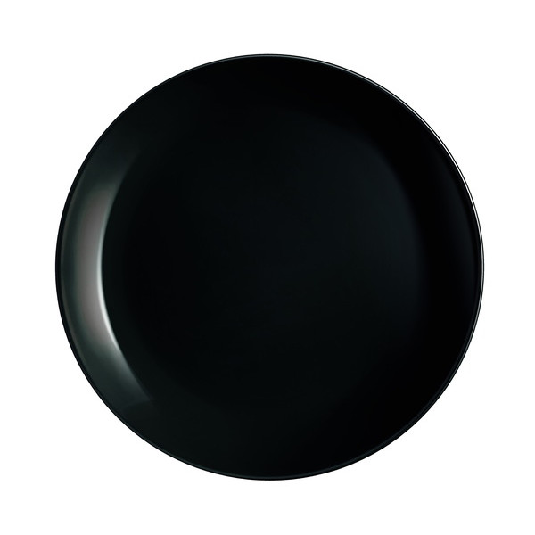 Фото - Тарілка десертна Luminarc Diwali Black 19 см (P0789)