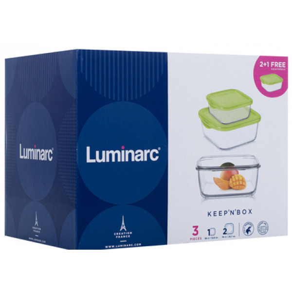 Фото - Емкость для сыпучих Luminarc Keep'n'box 380мл 720мл 720мл (P0247)
